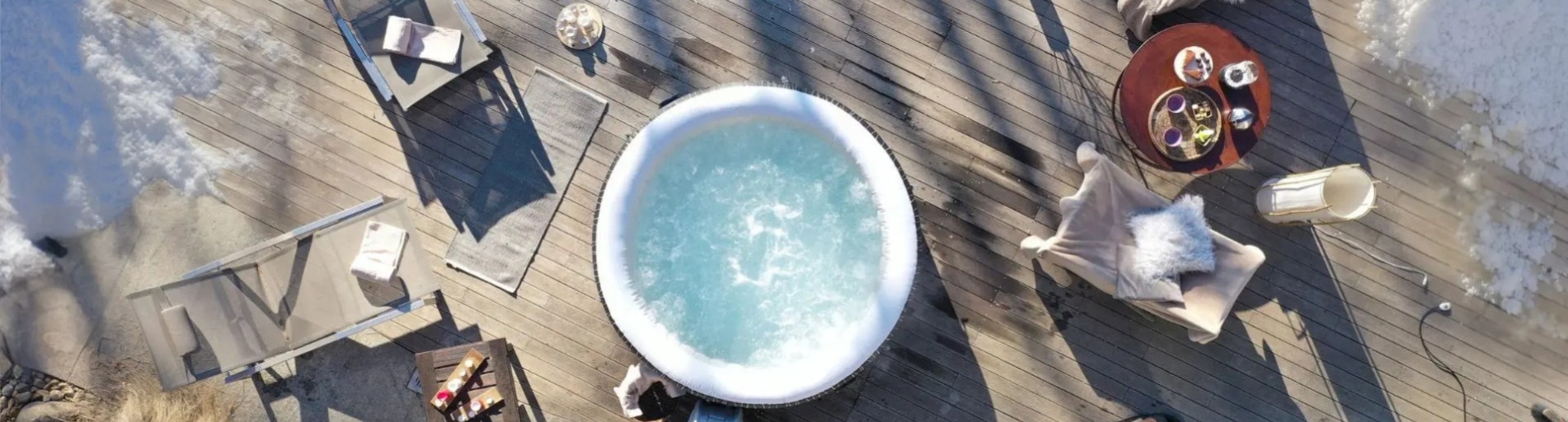 Comment réaliser l’entretien de son spa gonflable en hiver ?