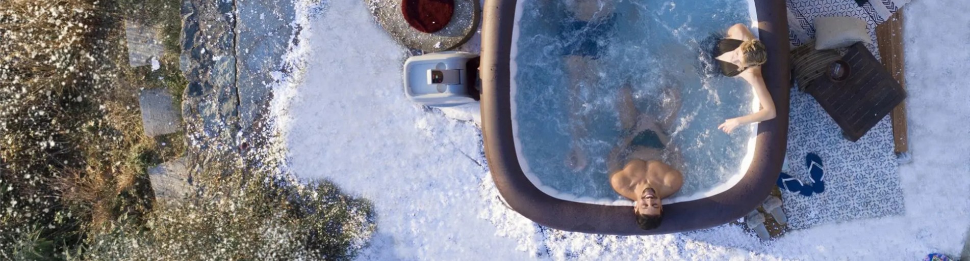 Spa hiver antigel : profiter d’un spa gonflable même par froid