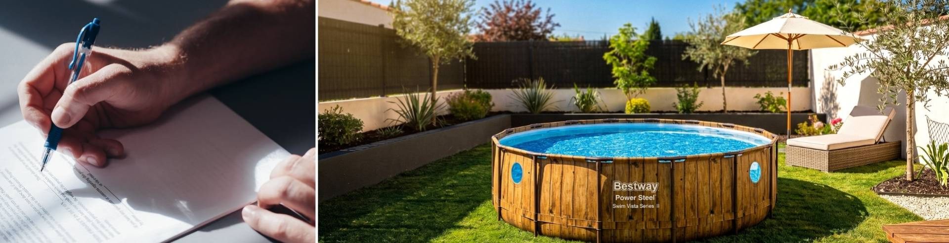 Assurance piscine hors-sol : déclaration et garanties