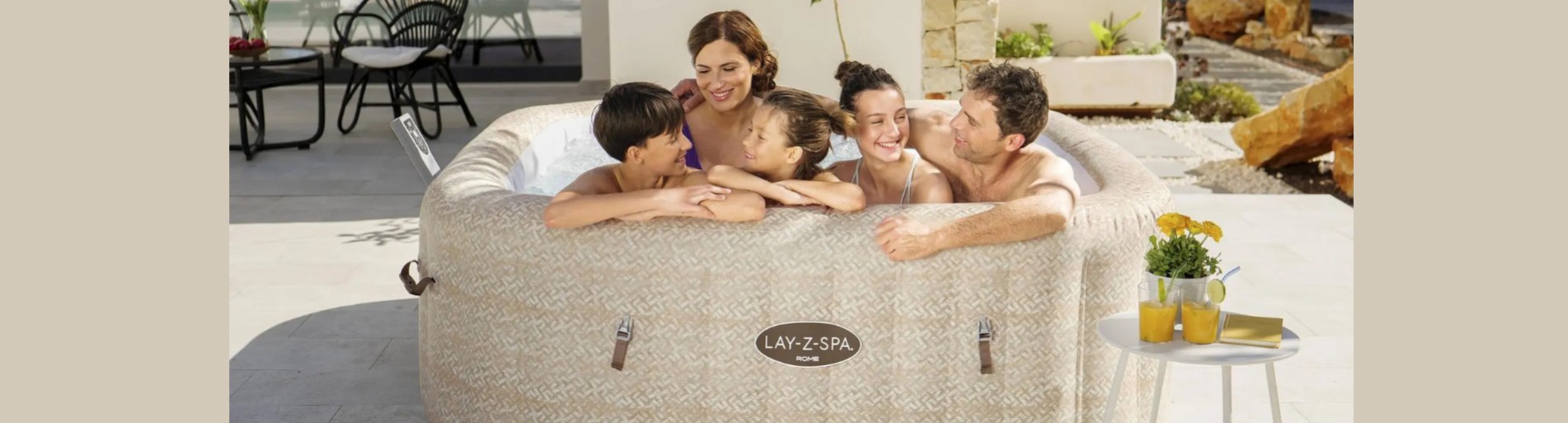 Spa gonflable avec pompe intégrée : nouveautés Lay-Z-Spa 2025