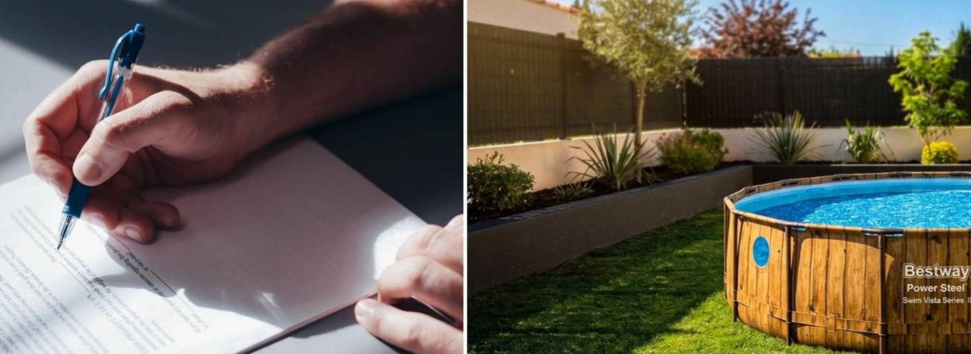 Assurance piscine hors-sol : déclaration et garanties